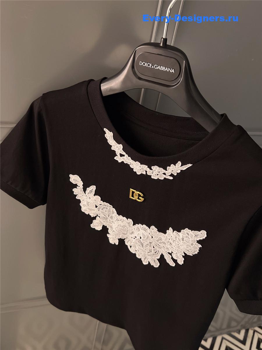 Dolce & Gabbana DG Logo T-Shirt  Black