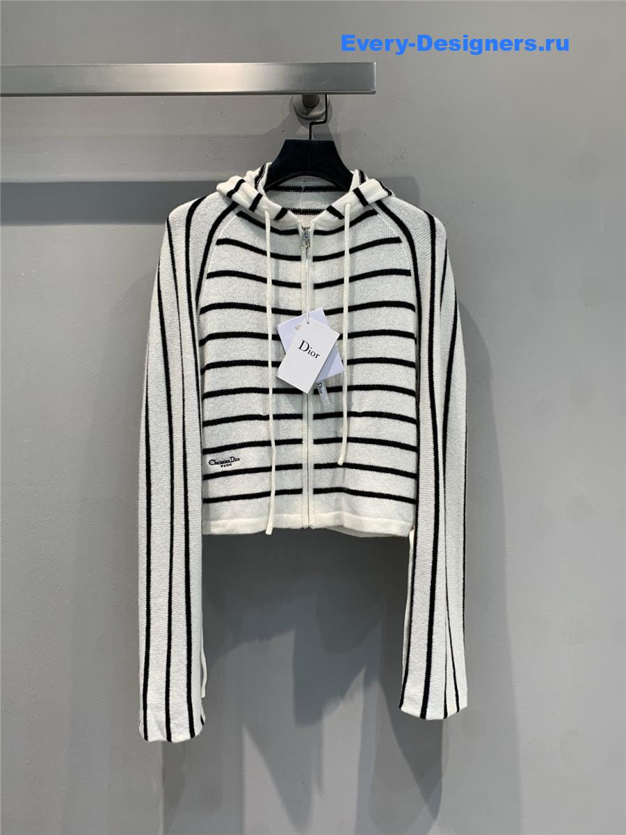 D10r D10riviera striped cardigan