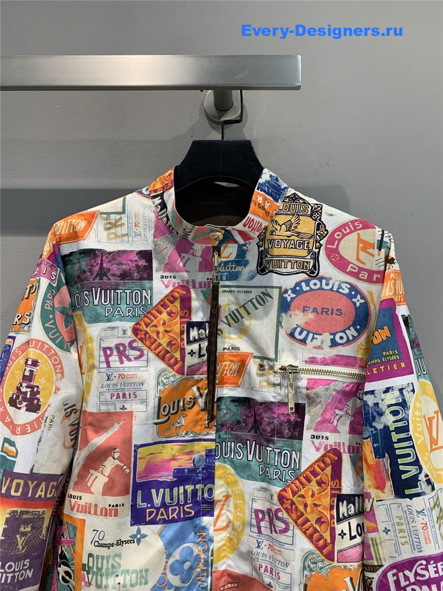 l0vis Vvtt0n reversible bomber jacket