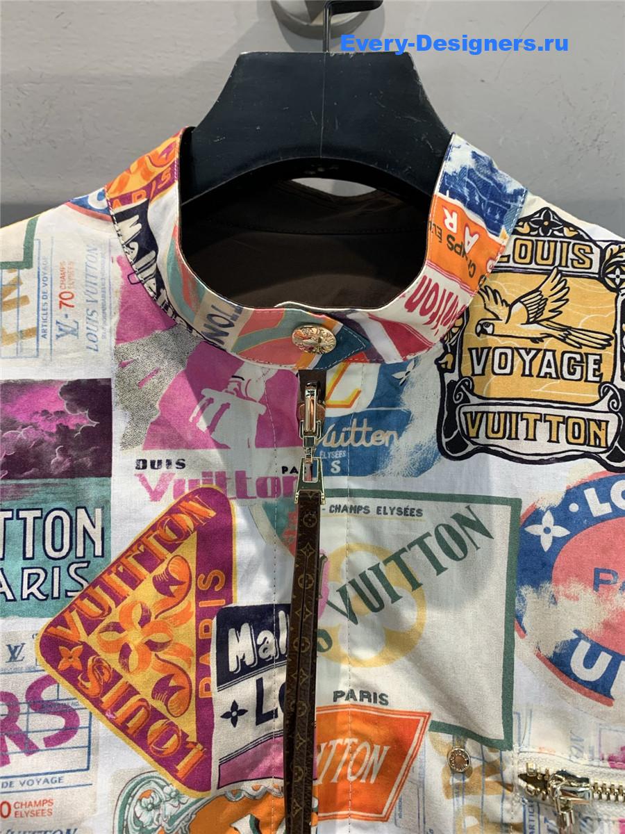 l0vis Vvtt0n reversible bomber jacket