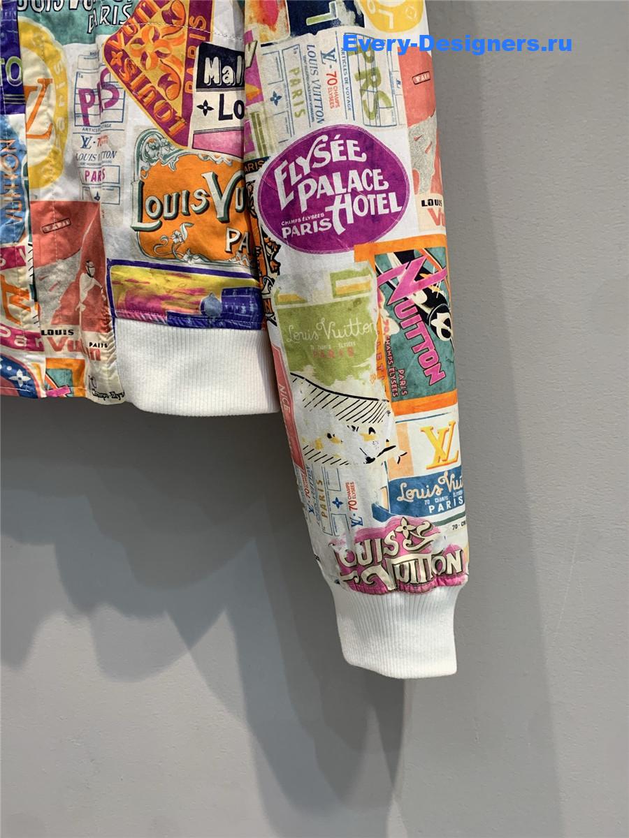 l0vis Vvtt0n reversible bomber jacket