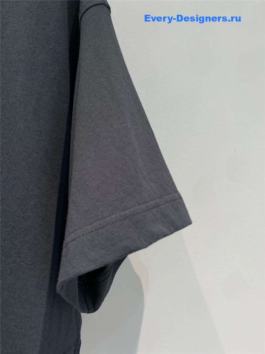 A1exa*der wang black cropped logo tee