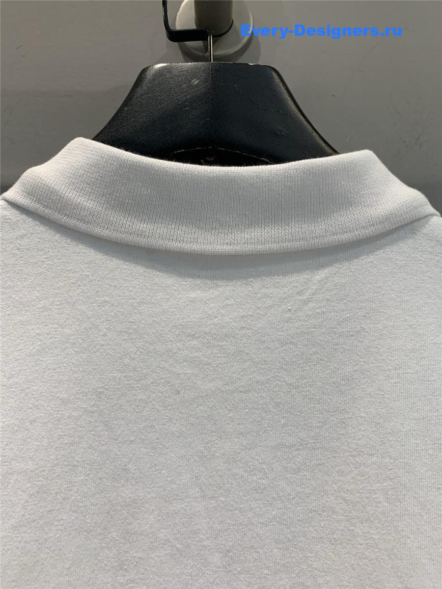 A1exa*der wang white cropped logo tee