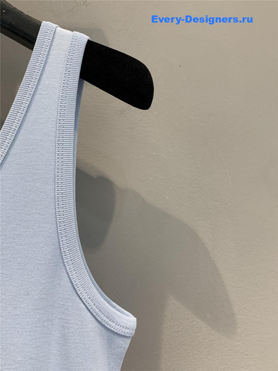 Pra*a light blue vest dress