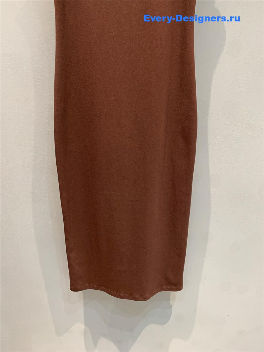 Pra*a brown vest dress