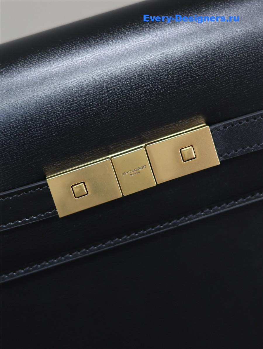 Sa1nt Lau*nt black manhattan bag