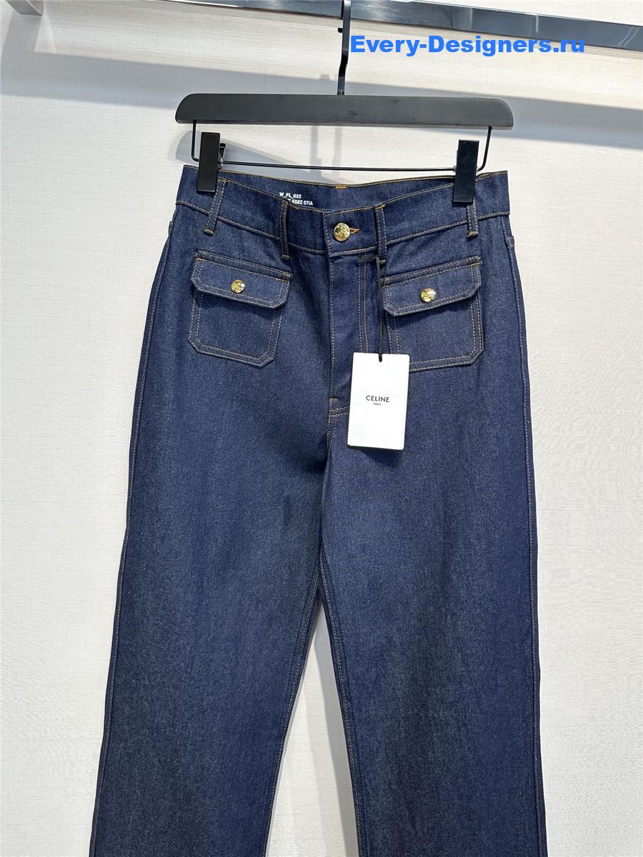 Ce1i*e flared high jeans