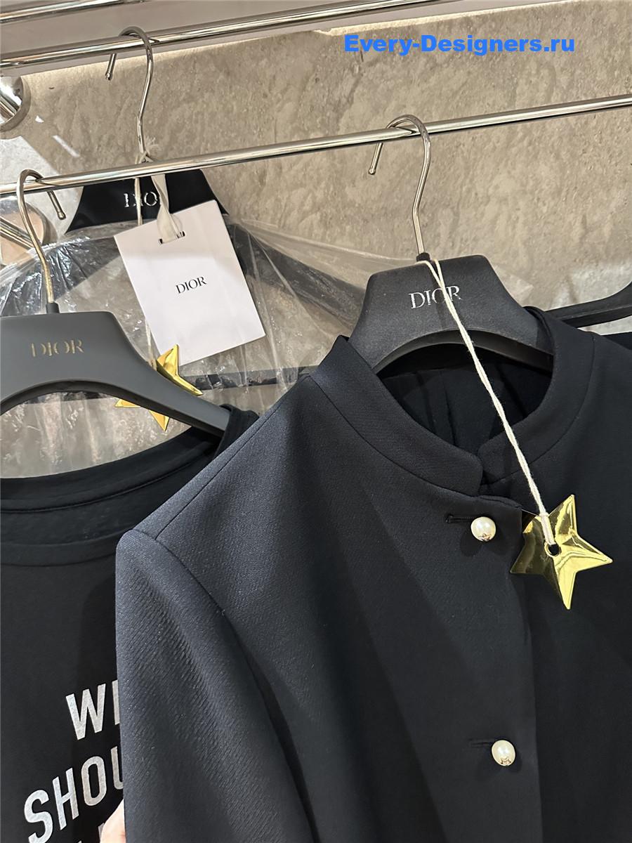 D10r black pearl button jacket