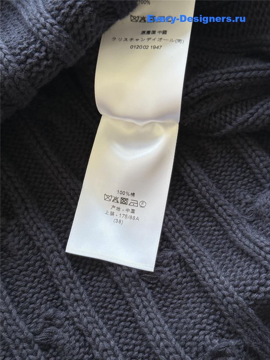 D10r navy blue vibe oversized sweater vest