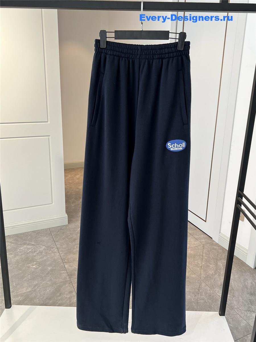 Ba1en*iaga navy loop sweatpants