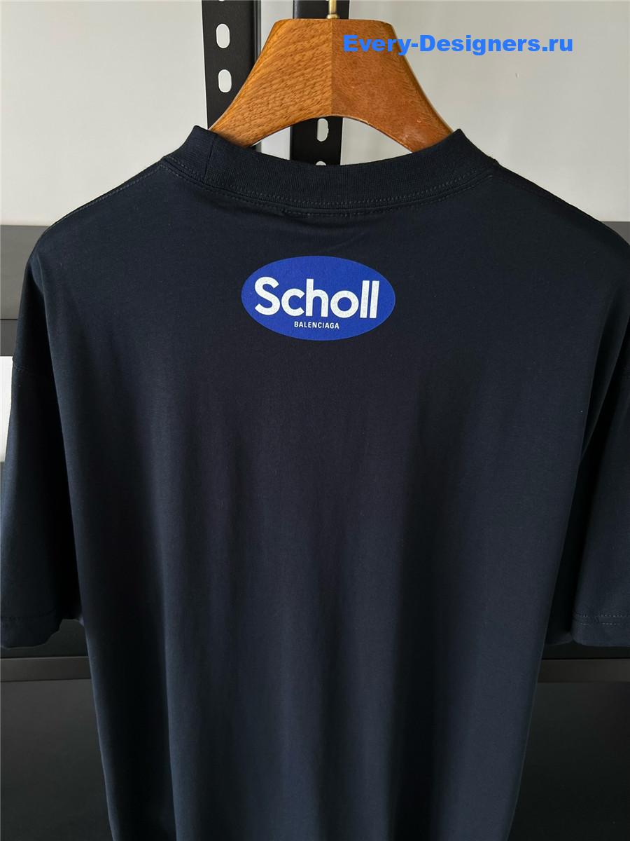 Ba1en*iaga black sponsor logo tee