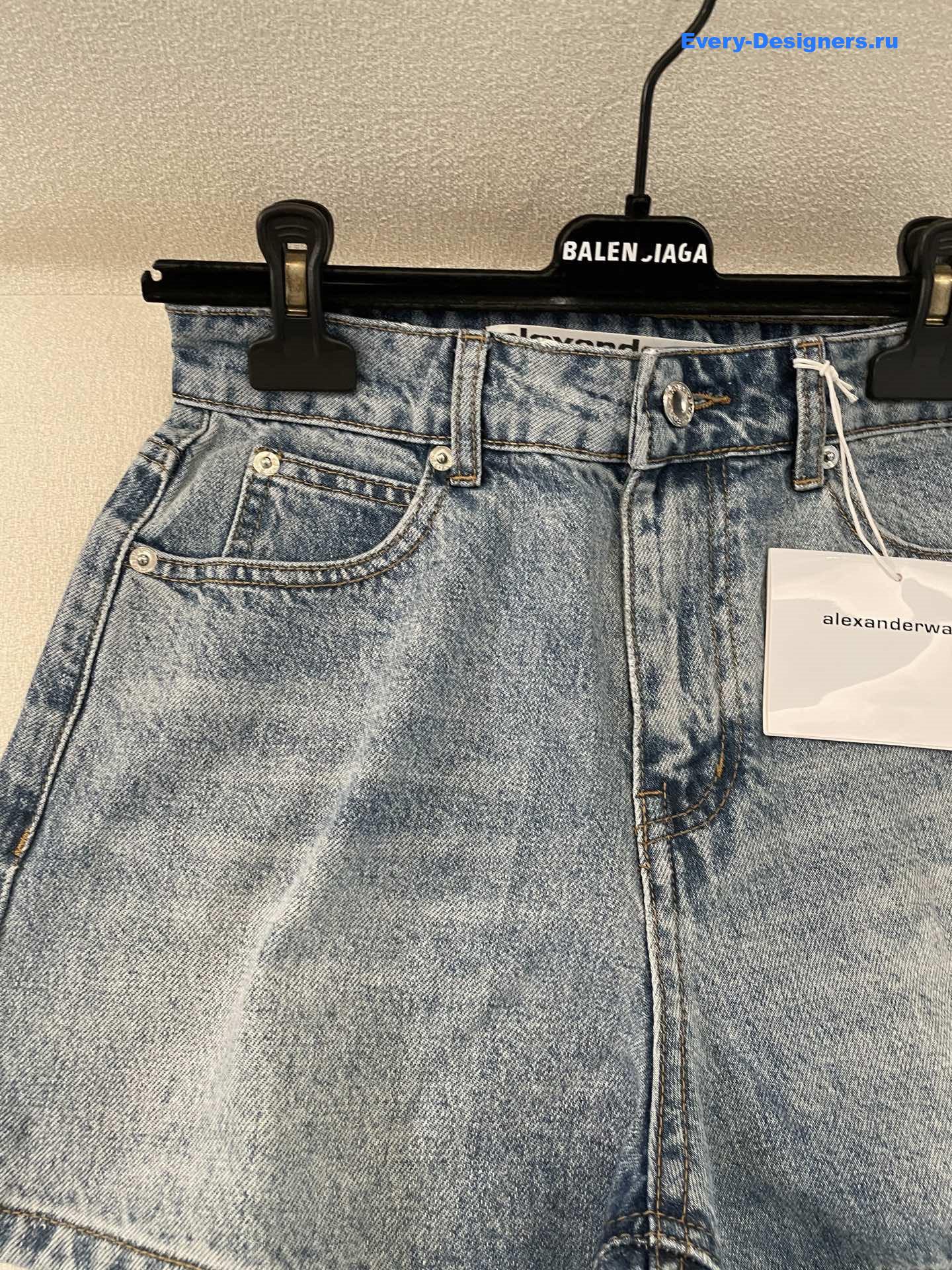 A1exa*der wang rhinestone shorts