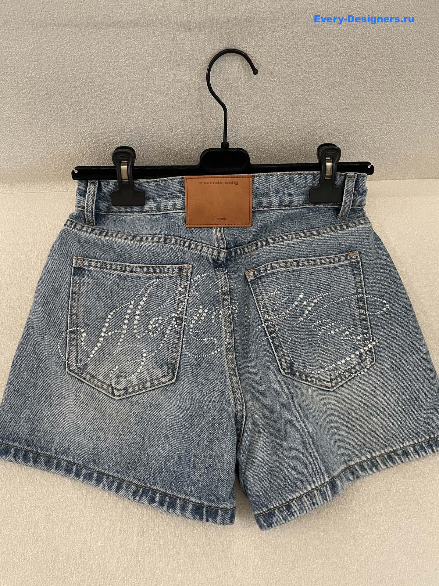 A1exa*der wang rhinestone shorts