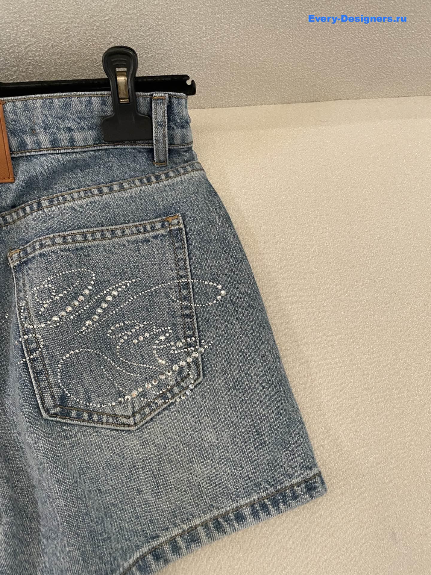 A1exa*der wang rhinestone shorts