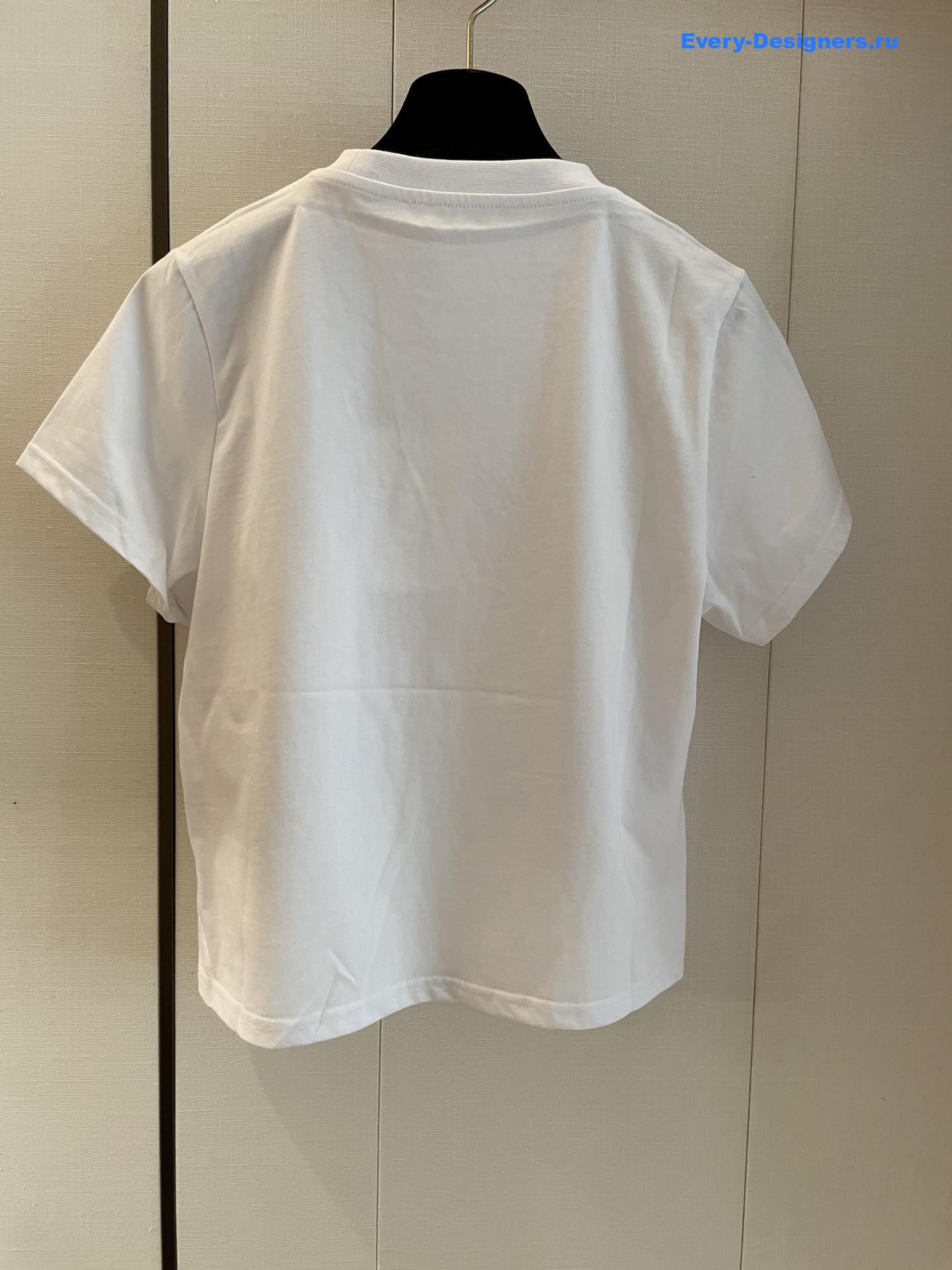 A1exa*der wang white crystal tee