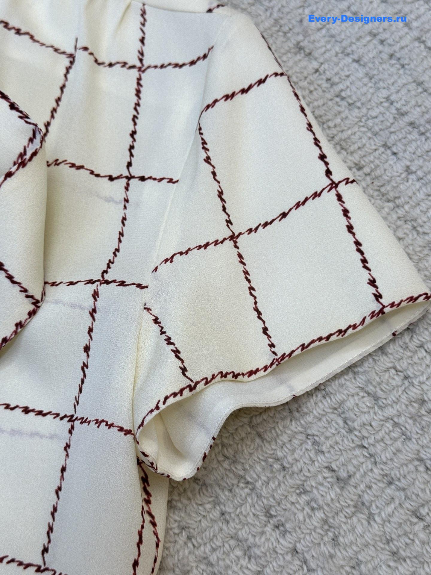 L0r0 P1ana silk check shirt