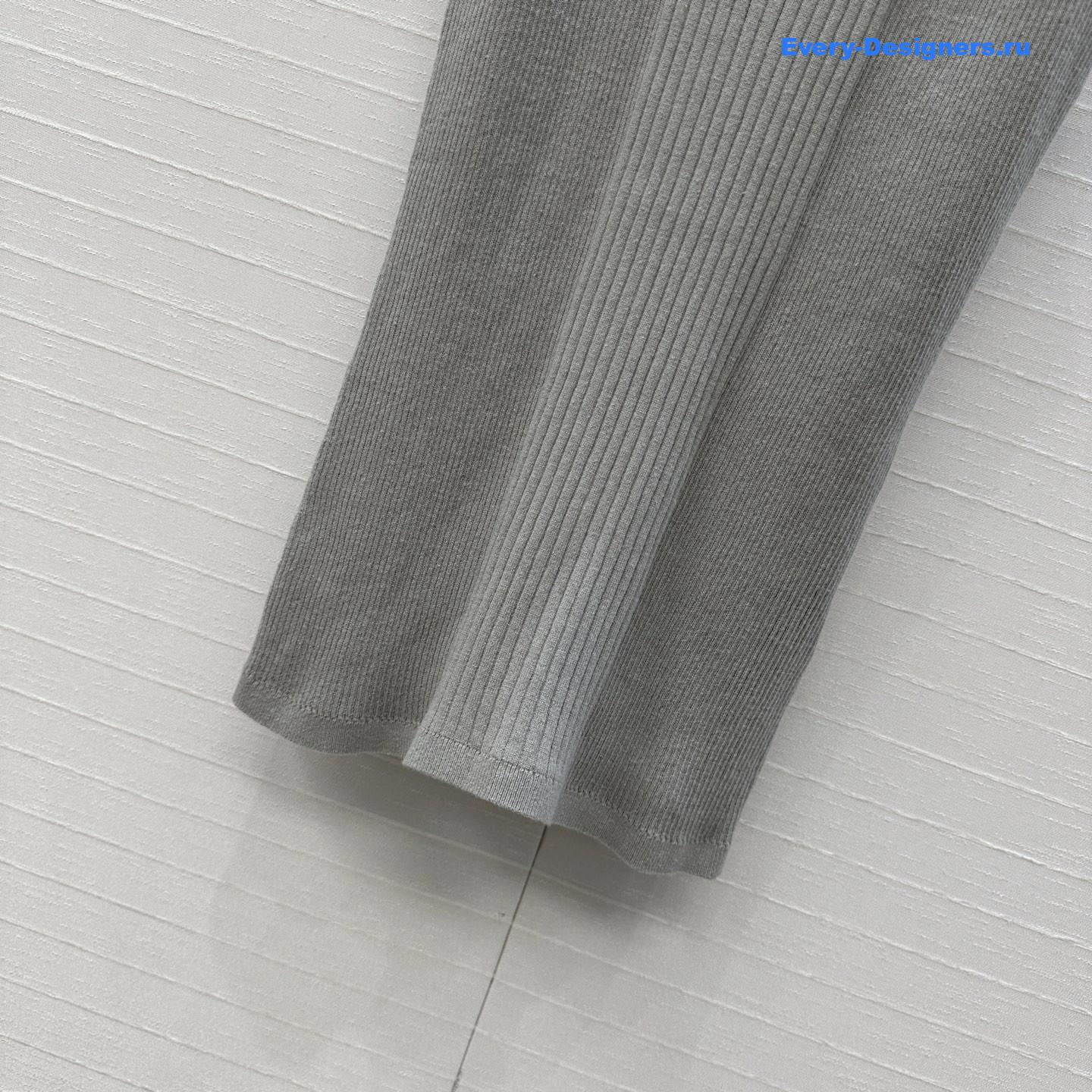 Ch**el grey silk camisole