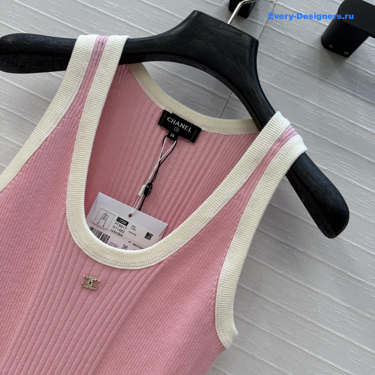 Ch**el pink silk camisole