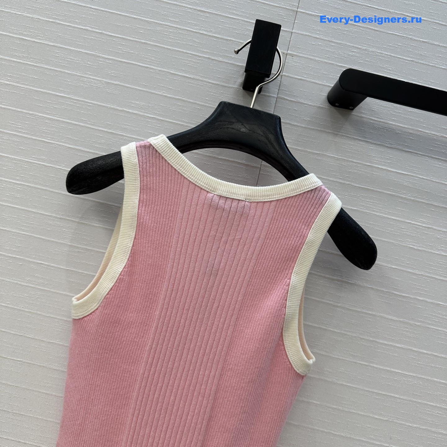 Ch**el pink silk camisole