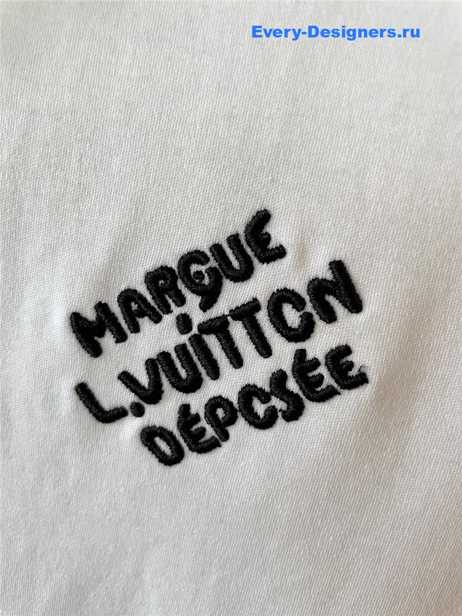 l0vis Vvtt0n embroidered crop top