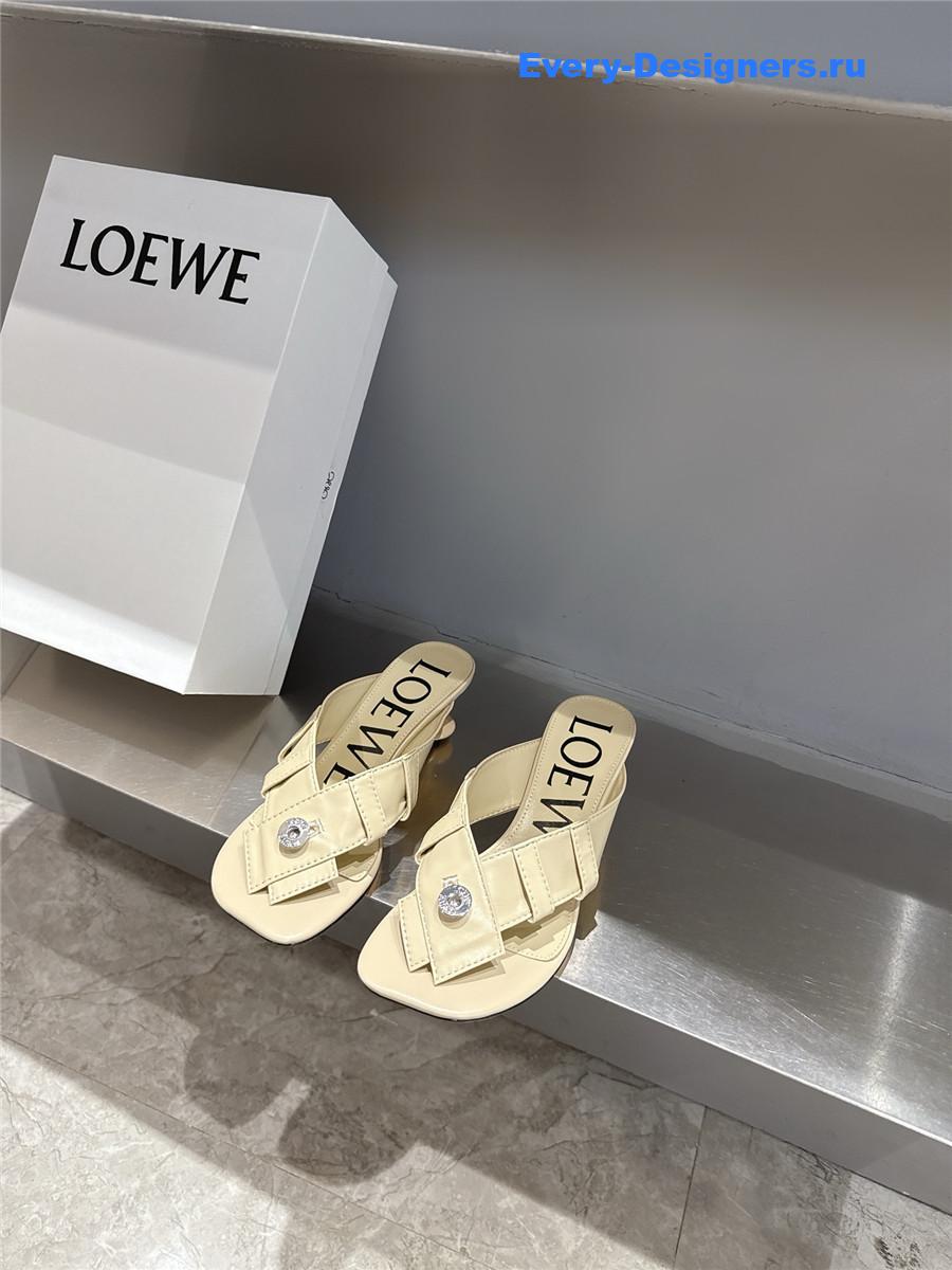 L0ew* beige toy panta sandals