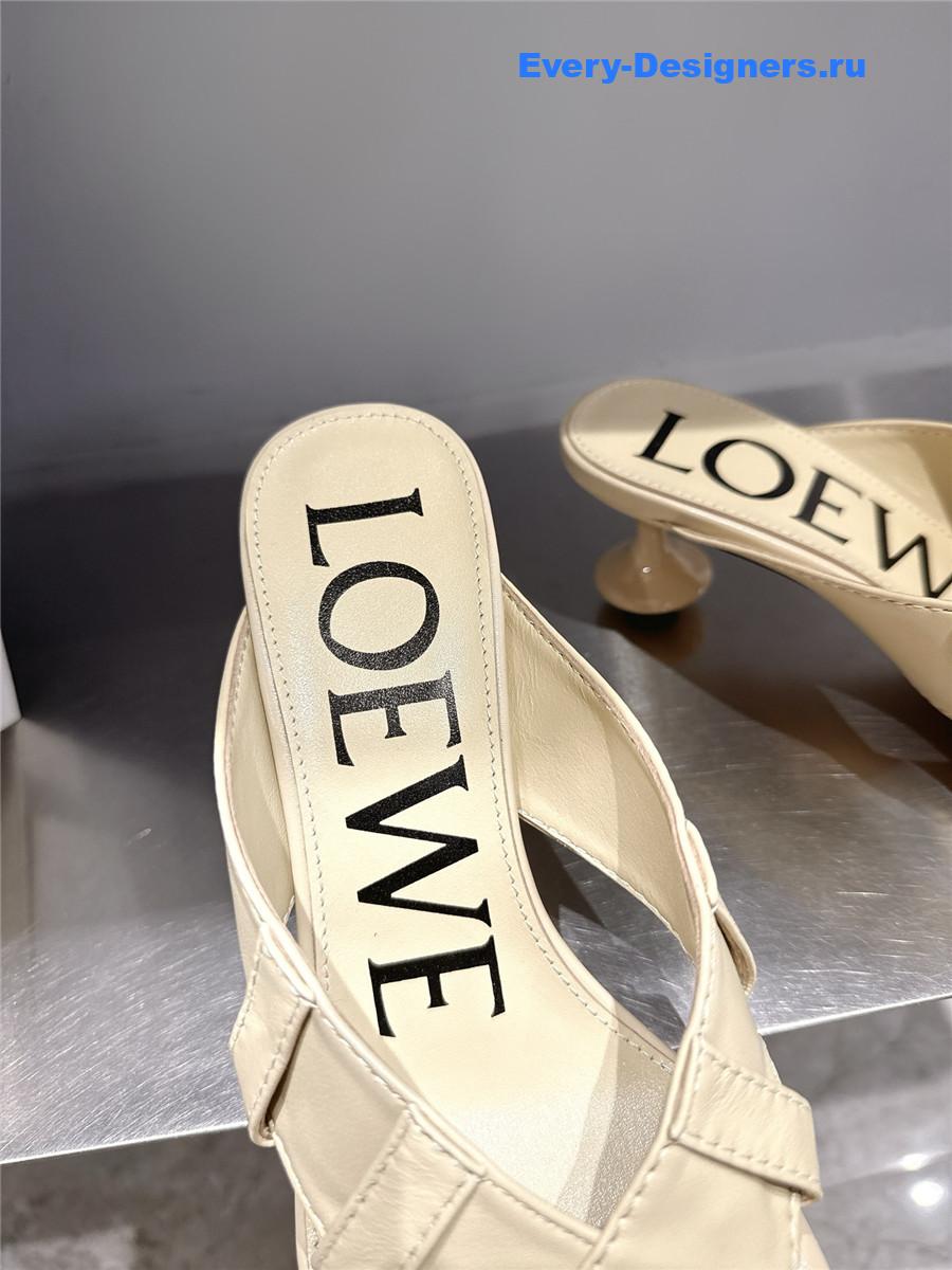 L0ew* beige toy panta sandals