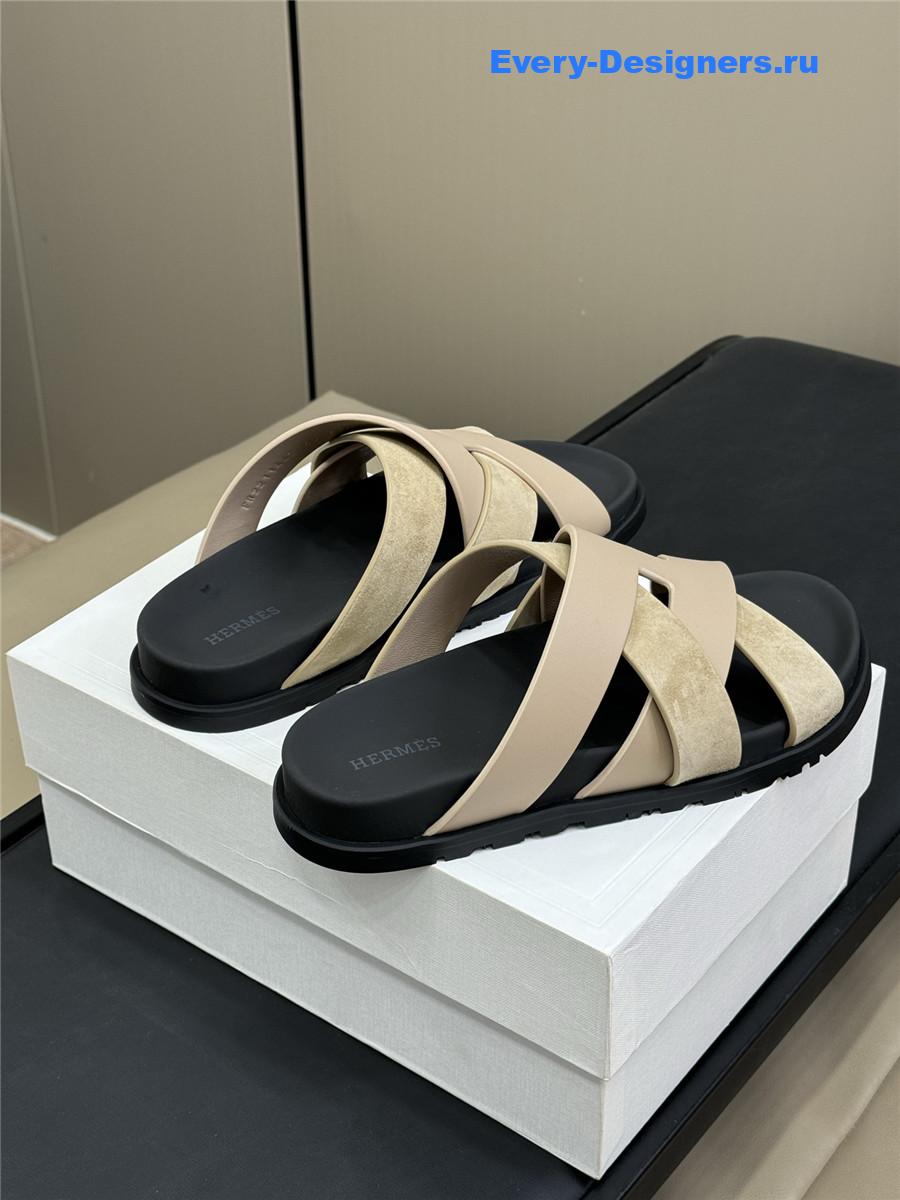 H**me5 beige kazimir sandals