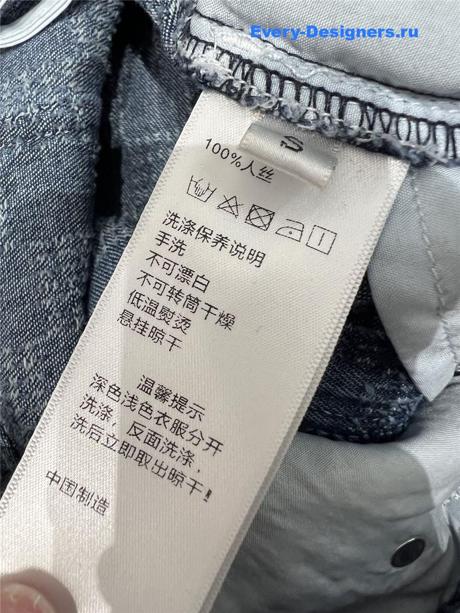 Ce1i*e check denim pants