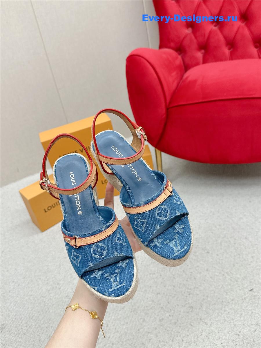 l0vis Vvtt0n helios wedge denim sandal