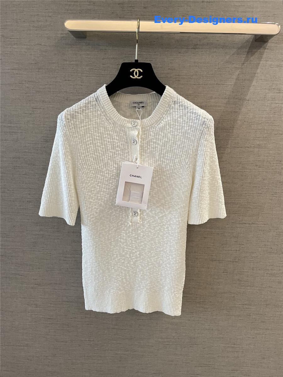 Ch**el coco beach white top