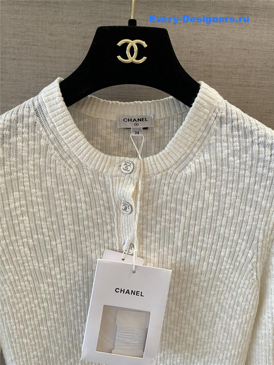 Ch**el coco beach white top