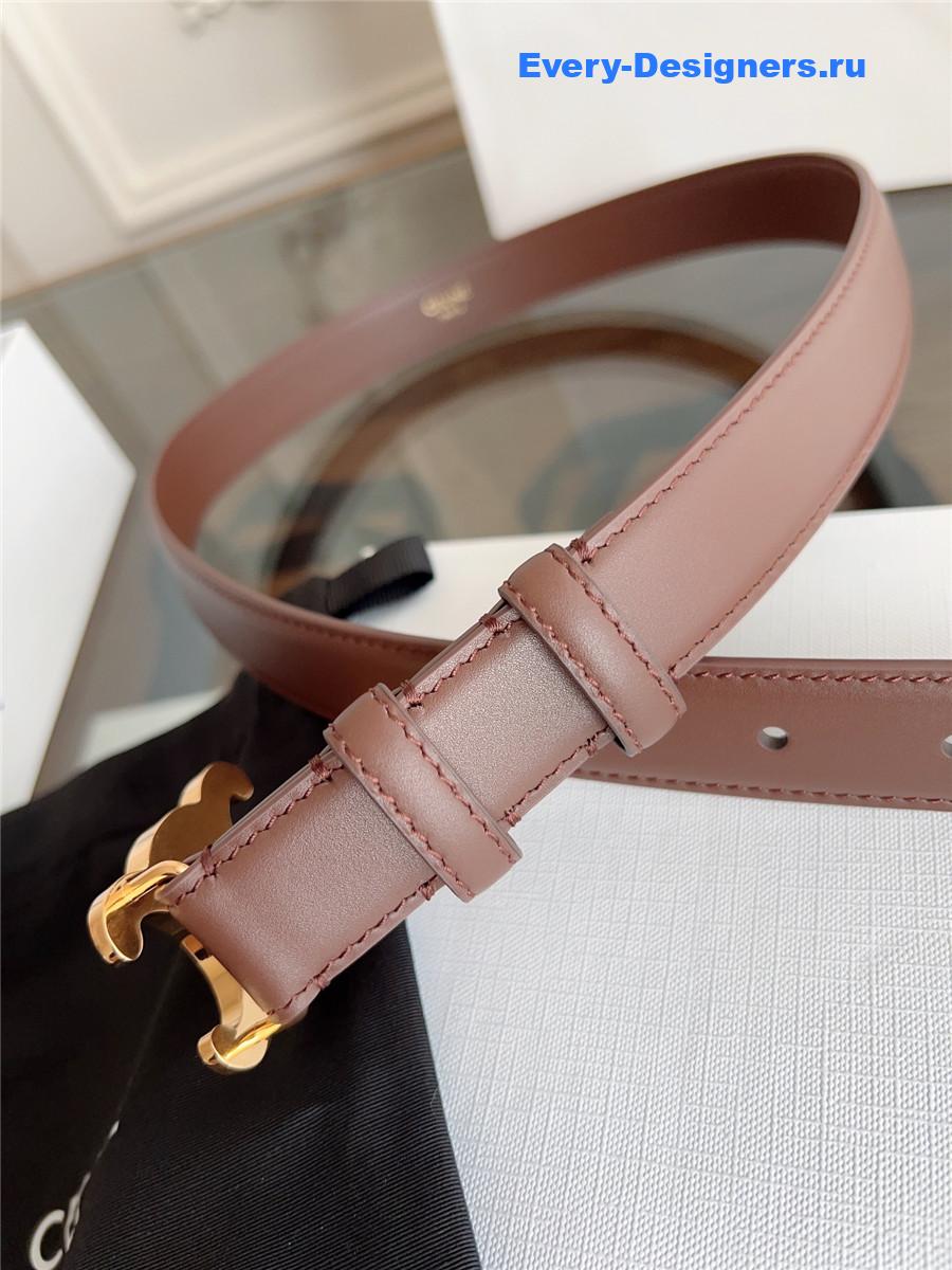 Ce1i*e classic brown leather belt