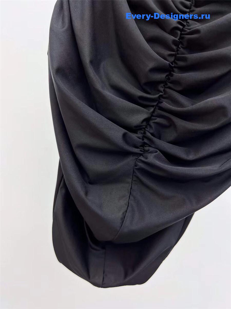 Sa1nt Lau*nt black halter one-piece swimwear