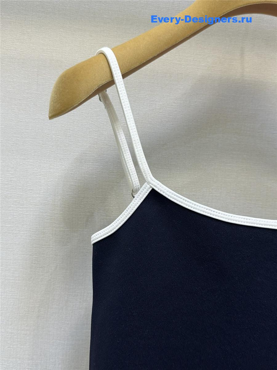 Miu Miu Open Back One-Piece Swimwear