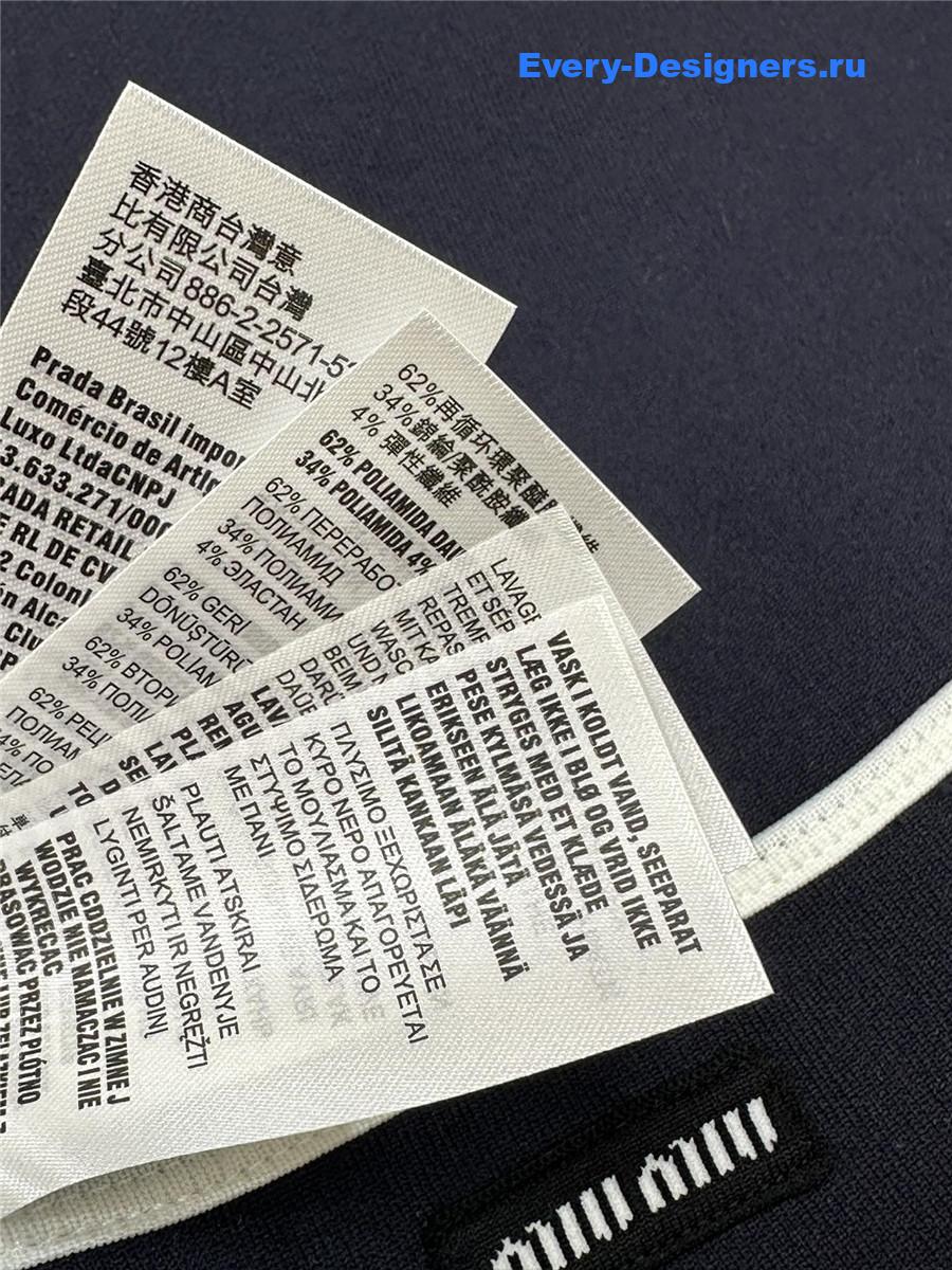 Miu Miu Open Back One-Piece Swimwear