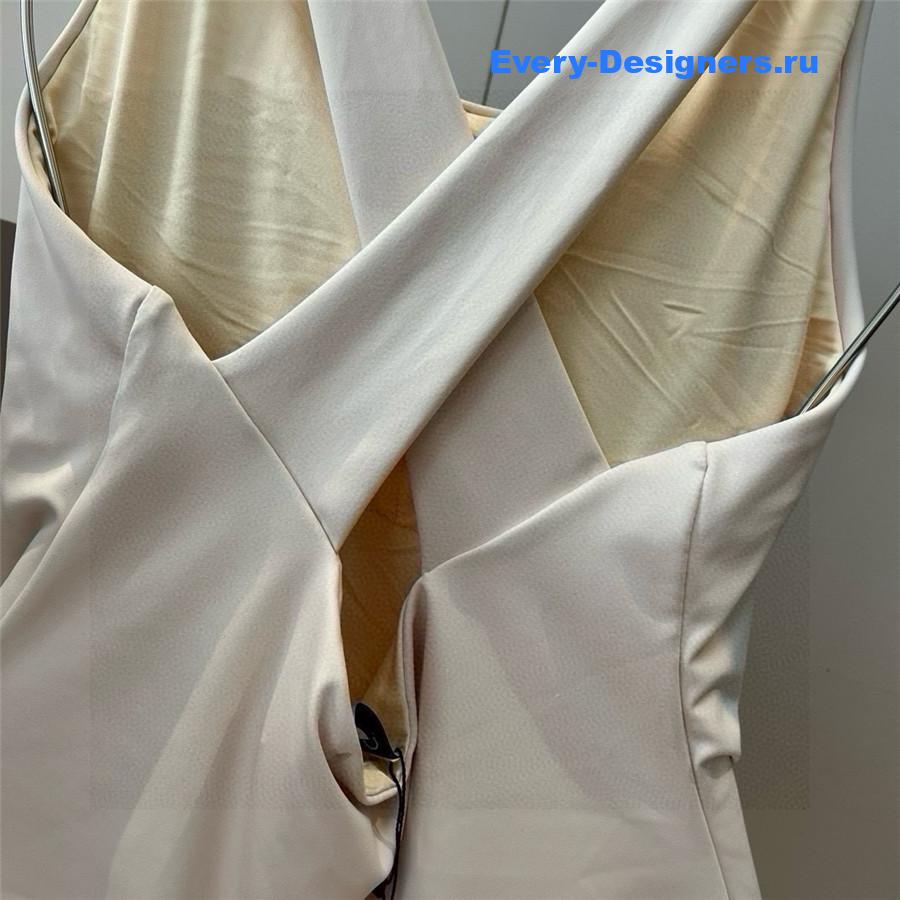 D10r beige one-piece swimsuit