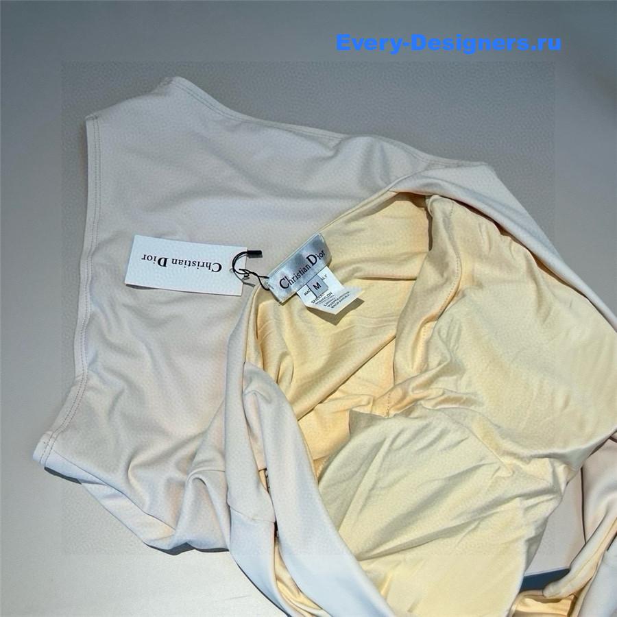 D10r beige one-piece swimsuit