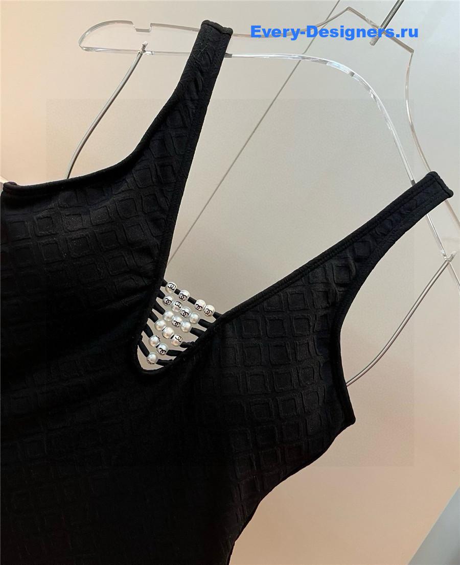 Ch**el black coco one-piece swimsuit