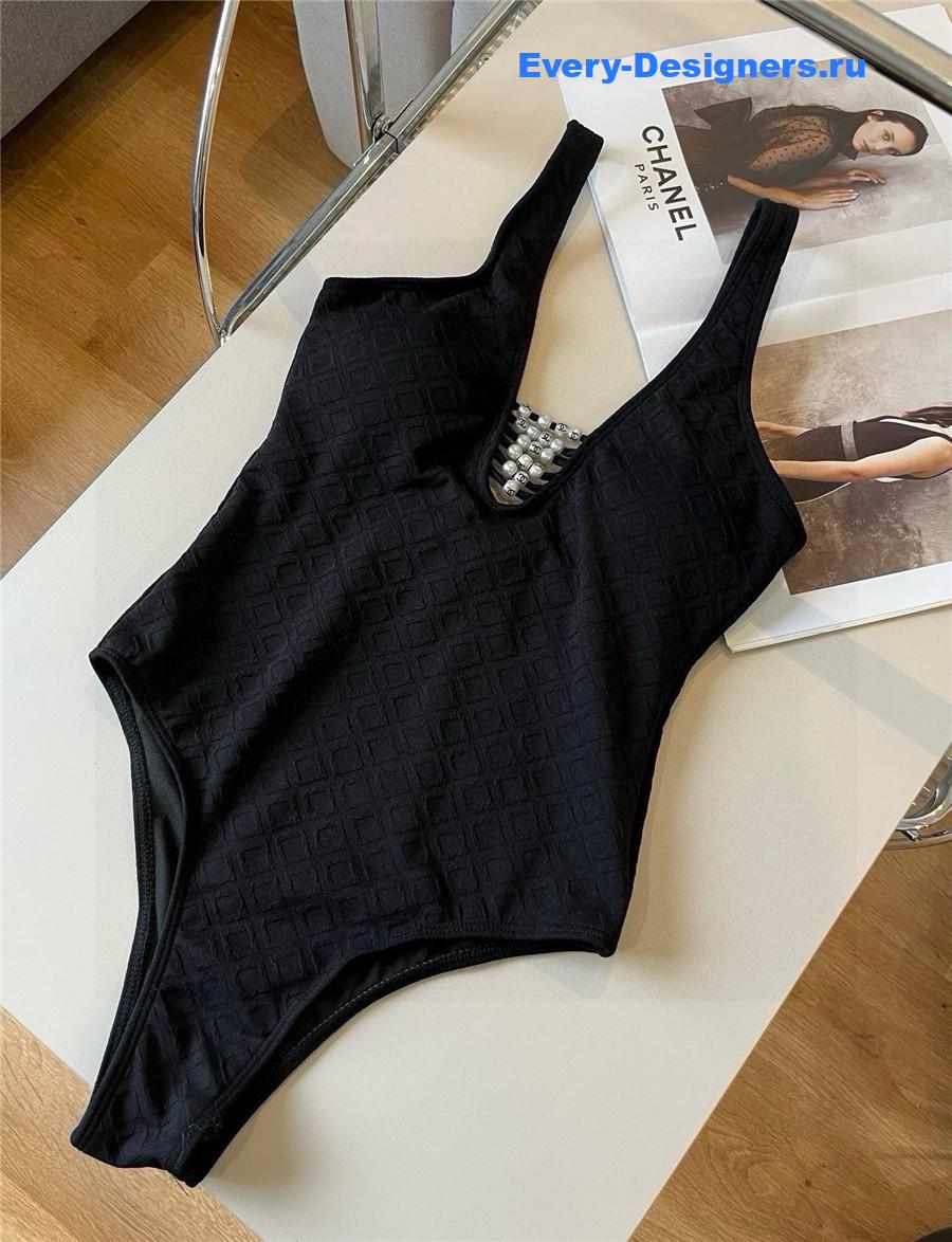 Ch**el black coco one-piece swimsuit