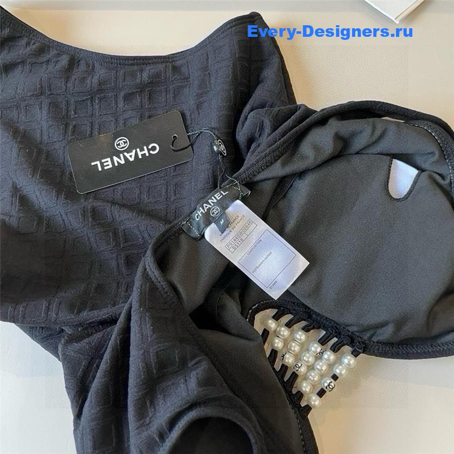 Ch**el black coco one-piece swimsuit