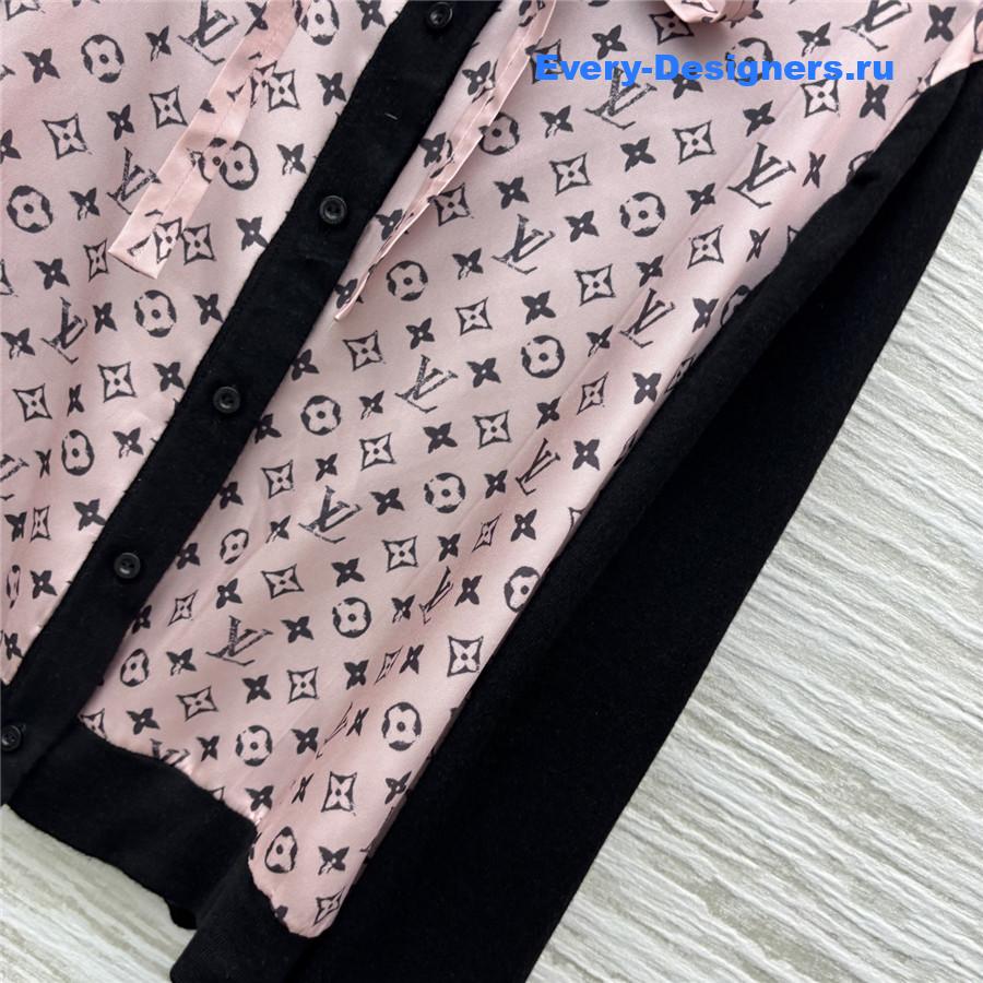 l0vis Vvtt0n monogram cardigan