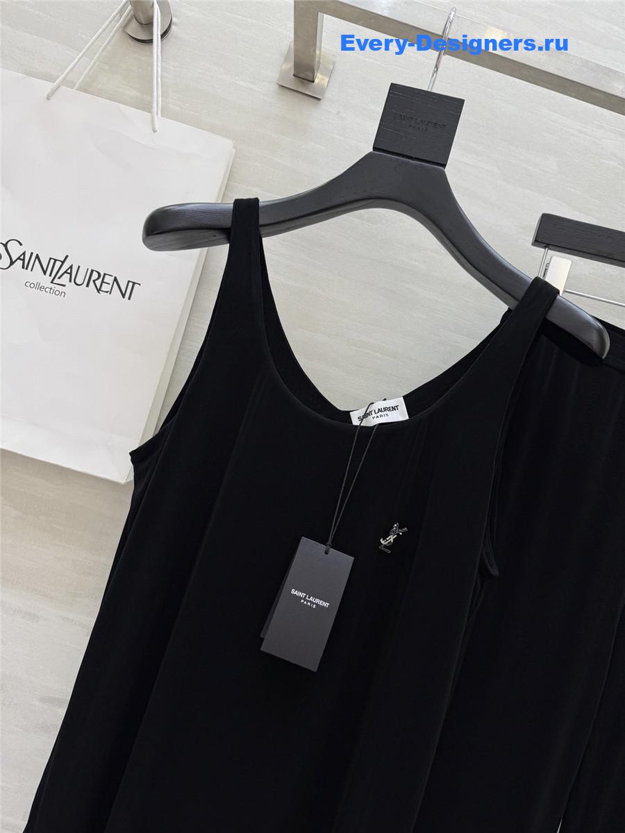 Sa1nt Lau*nt black vest suit