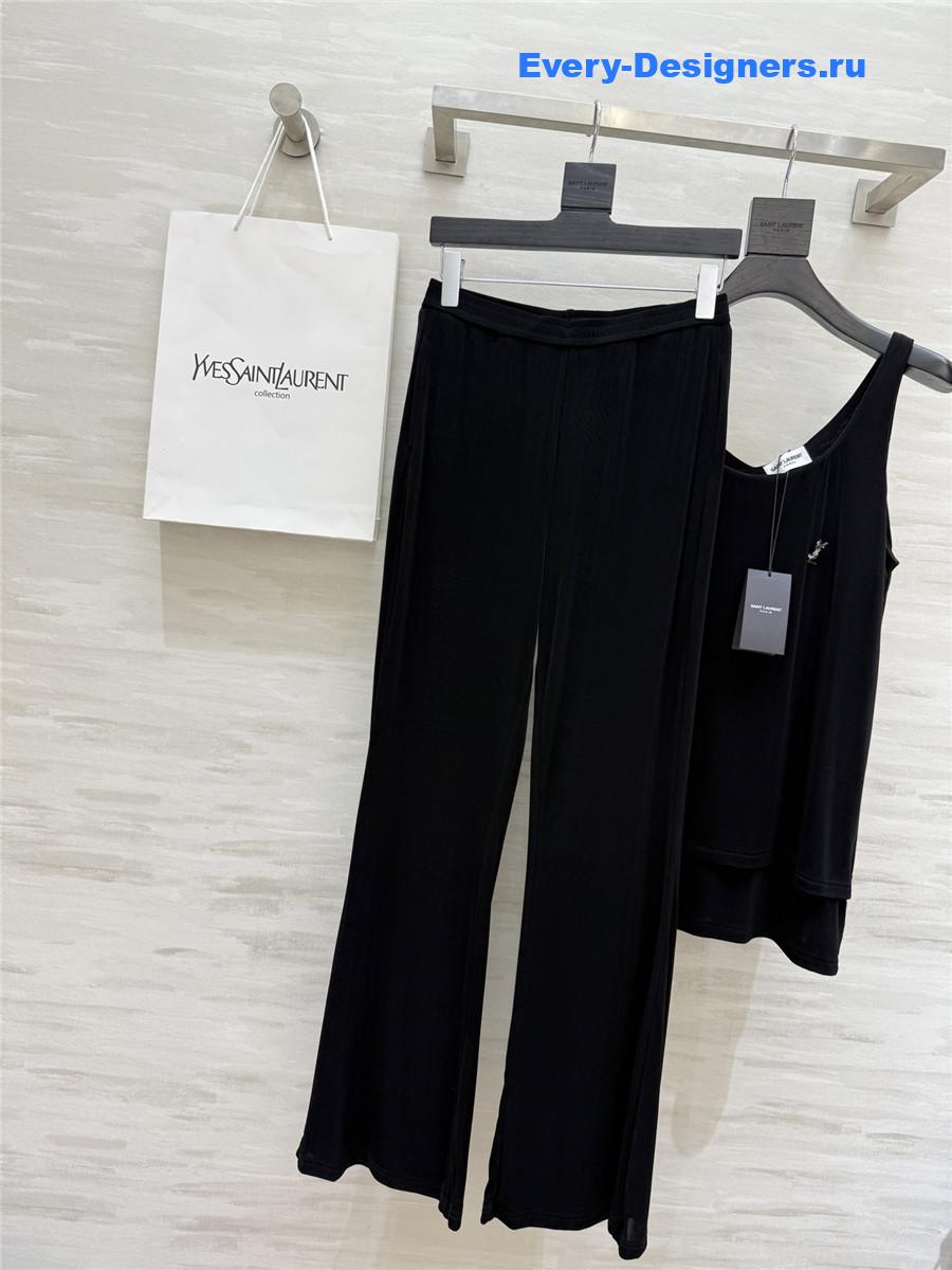 Sa1nt Lau*nt black vest suit