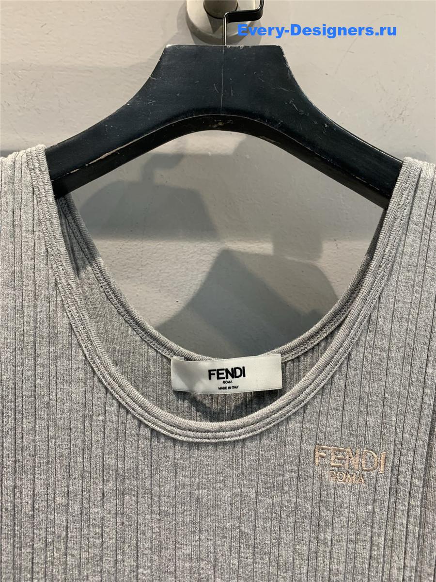 F**di roma grey tank top
