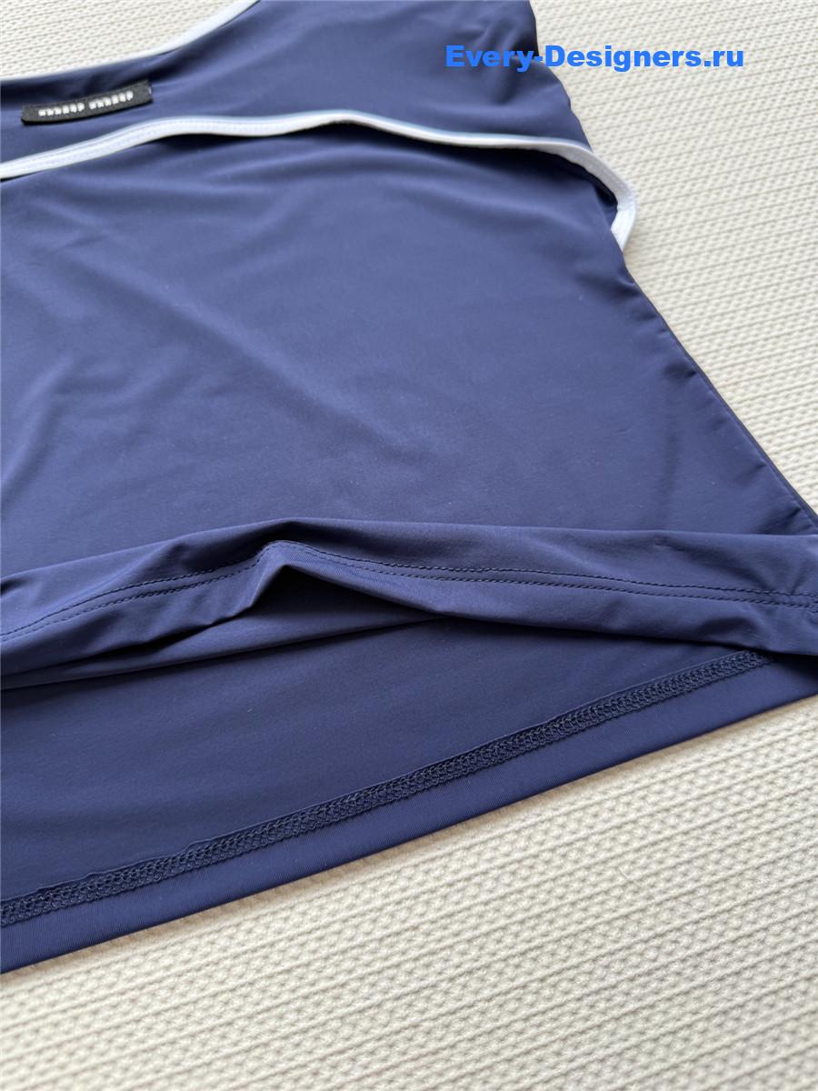 Miu Miu Blue/White Striped Top