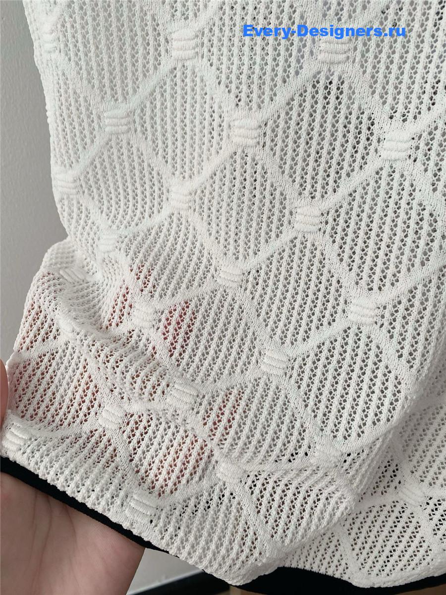 Ch**el cc hollow knit vest