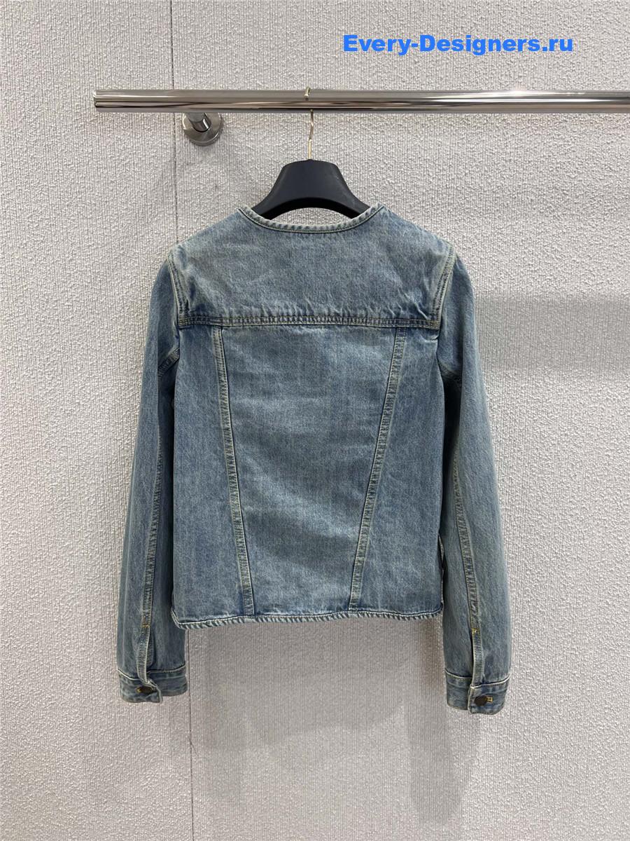 l0vis Vvtt0n fitted denim jacket women