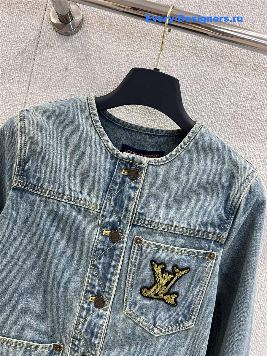 l0vis Vvtt0n fitted denim jacket women