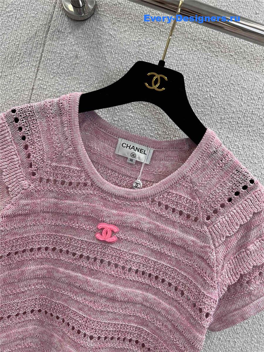 Ch**el striped knit top