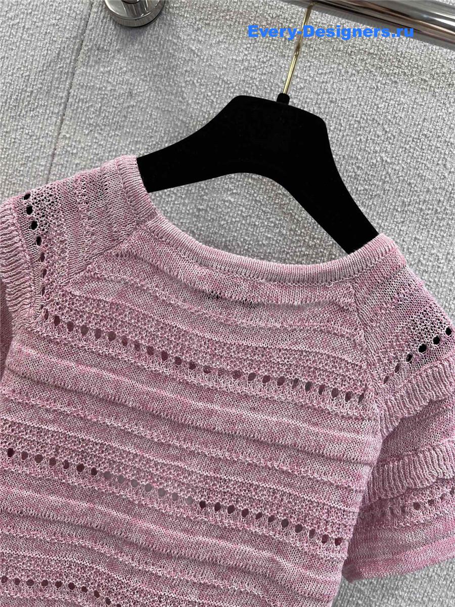 Ch**el striped knit top